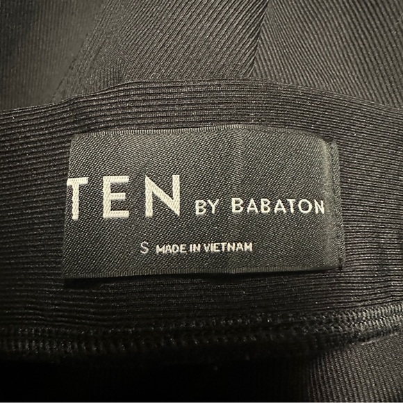 Aritzia Ten By Babaton Serra Black ribbed career office wear Pant Size Small - Picture 2 of 8